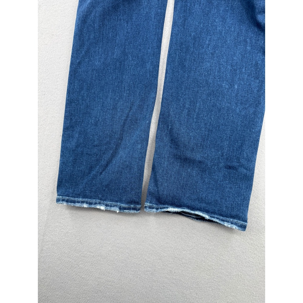 Paige Cindy High Rise Straight Leg Jeans Womens 28 (29x28) Blue Stretch Denim - Picture 10 of 10